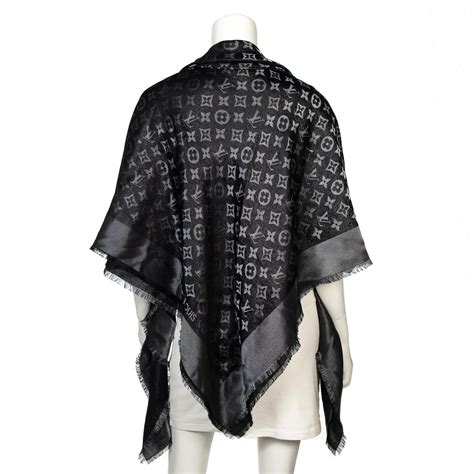 louis vuitton pashmina|louis vuitton shawl black.